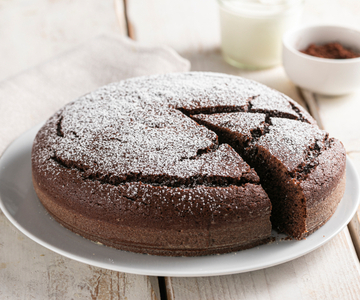 Chocoladetaart met 7 bekers