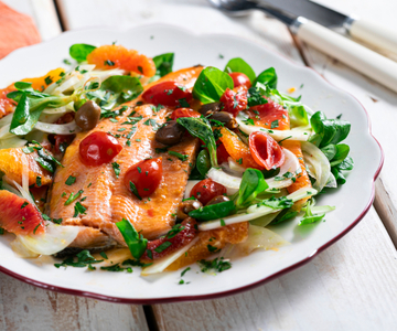 Zalmforel in de koekenpan