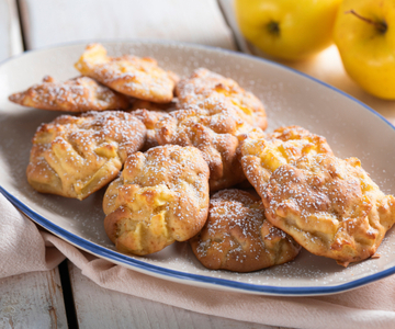 Ovengebakken appelfritters