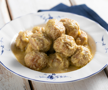 Bloemkoolballetjes met sinaasappel