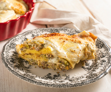 Gevulde flensjes met ricotta, broccoli en Italiaanse worst