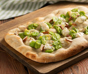 Pinsa met gorgonzola