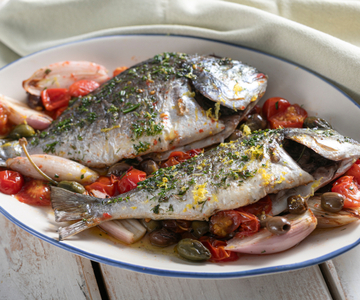 Zeebrasem in de airfryer