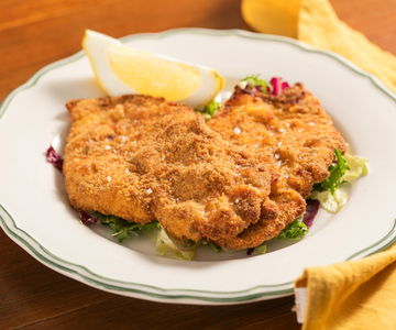 Krokante gepaneerde kipkoteletten uit de airfryer