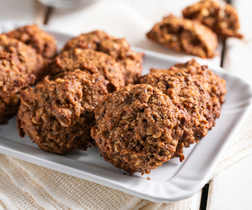 Volkorenkoekjes met gedroogd fruit