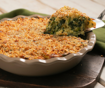 Vegetarische aardappeltaart
