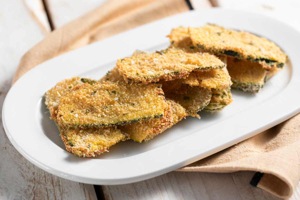 Knapperige courgettes