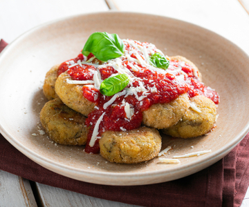 Aubergineballetjes alla Norma