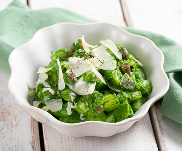 Aardappelsalade met rucolacrème