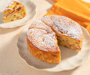 Yoghurtcake met perziken