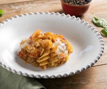 Pasta uit de oven met groenteragù
