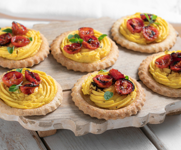 Hartige tomatentaartjes