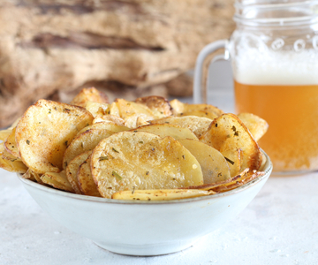 Aardappelchips uit de airfryer