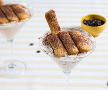 Tiramisu met koffiecrème en Pavesini