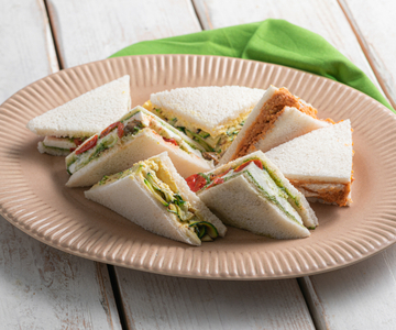 Vegetarische tramezzini