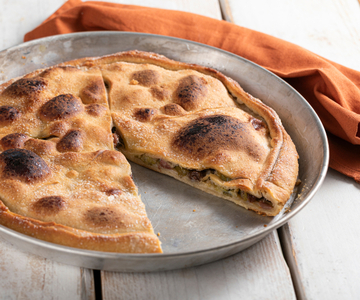 Zoete ui-calzone