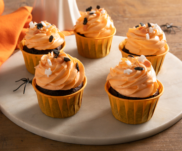 Halloween-cupcakes uit de airfryer